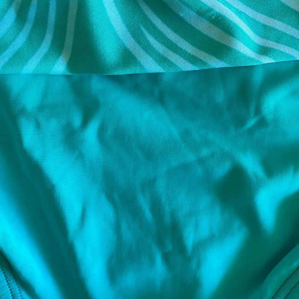 speedo teal blue high rise bikini bottom - L - Picture 7 of 8
